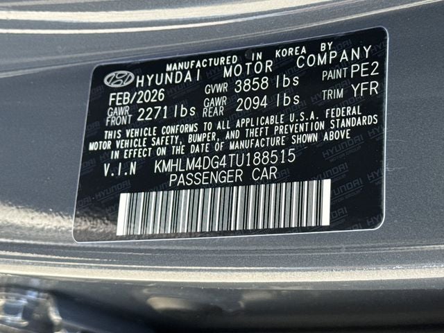 2026 Hyundai ELANTRA SEL Sport