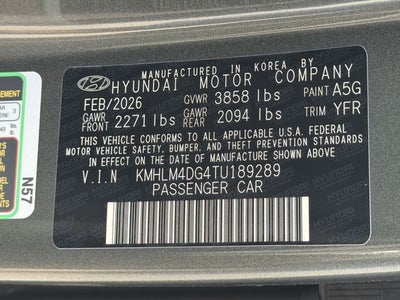 2026 Hyundai ELANTRA SEL Sport