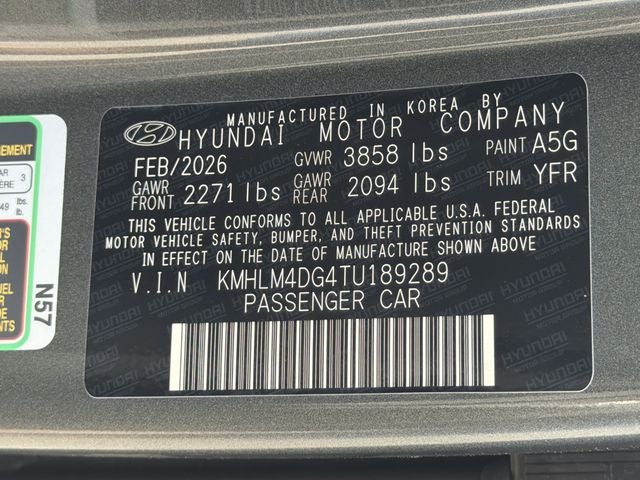 2026 Hyundai ELANTRA SEL Sport