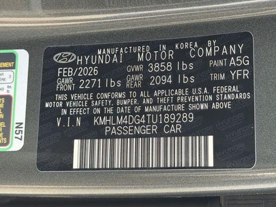 2026 Hyundai ELANTRA SEL Sport