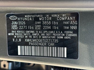 2026 Hyundai ELANTRA SEL Sport Plus