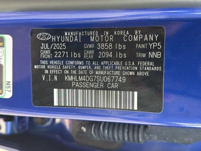 2025 Hyundai ELANTRA SEL Sport