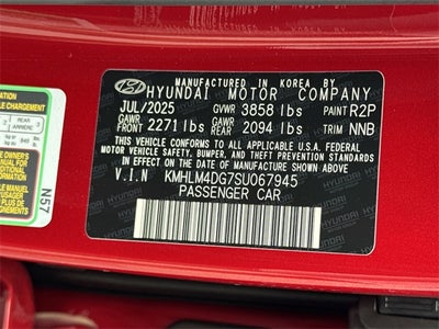 2025 Hyundai ELANTRA SEL Sport