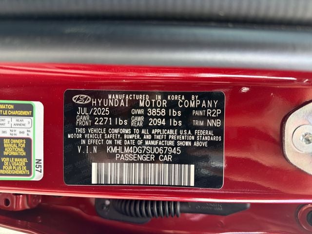 2025 Hyundai ELANTRA SEL Sport