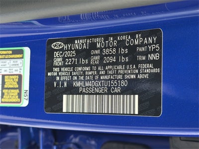 2026 Hyundai ELANTRA SEL Sport