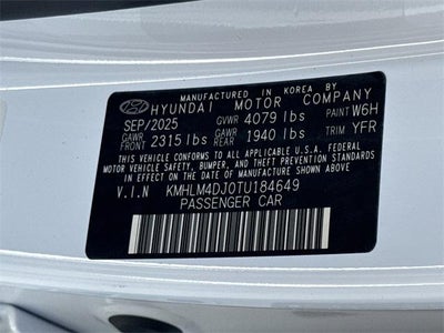 2026 Hyundai ELANTRA HYBRID Blue