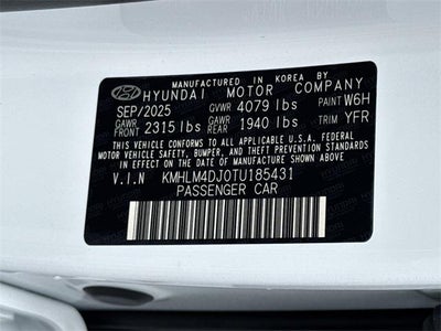 2026 Hyundai ELANTRA HYBRID Blue