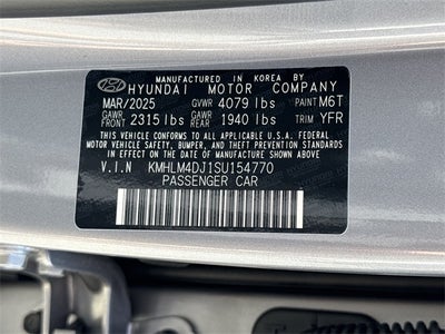 2025 Hyundai ELANTRA HYBRID SEL Sport