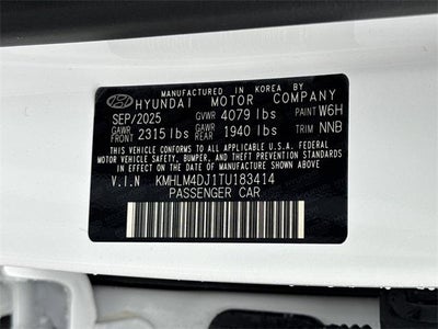 2026 Hyundai ELANTRA HYBRID Blue