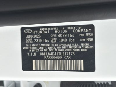 2026 Hyundai ELANTRA HYBRID Blue