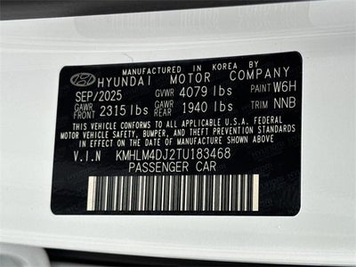 2026 Hyundai ELANTRA HYBRID Blue