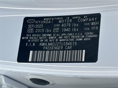 2026 Hyundai ELANTRA HYBRID Blue