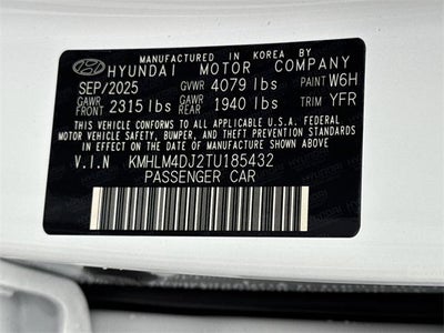 2026 Hyundai ELANTRA HYBRID Blue