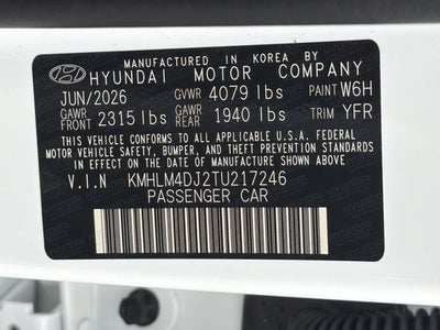 2026 Hyundai ELANTRA HYBRID Blue