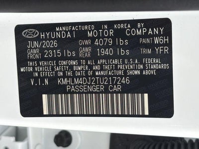 2026 Hyundai ELANTRA HYBRID Blue