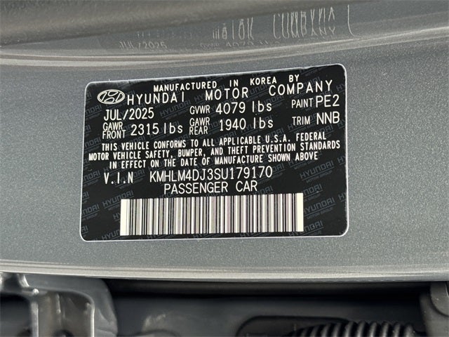 2025 Hyundai ELANTRA HYBRID Blue