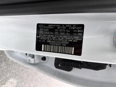 2026 Hyundai ELANTRA HYBRID Blue