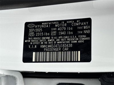 2026 Hyundai ELANTRA HYBRID Blue