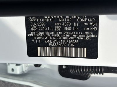 2026 Hyundai ELANTRA HYBRID Blue