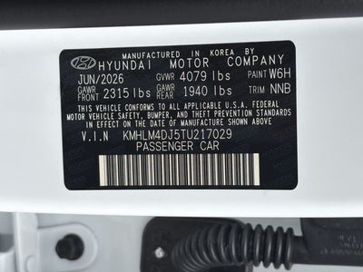 2026 Hyundai ELANTRA HYBRID Blue