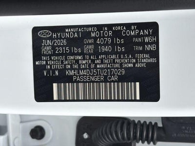 2026 Hyundai ELANTRA HYBRID Blue