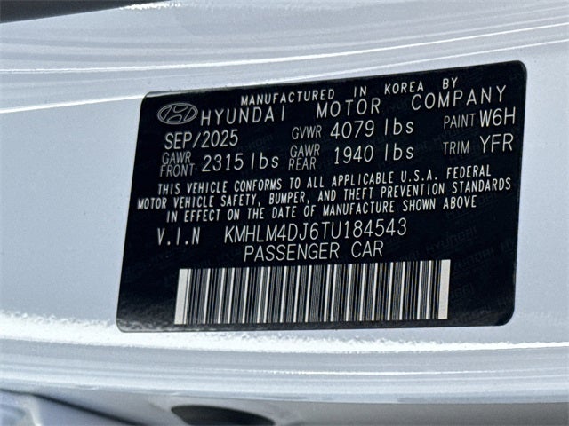 2026 Hyundai ELANTRA HYBRID Blue