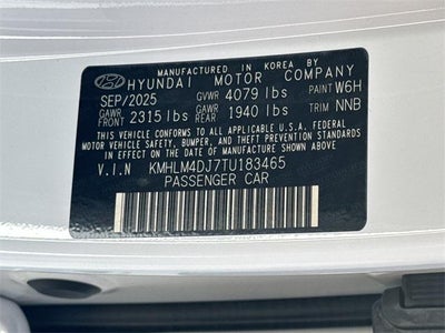 2026 Hyundai ELANTRA HYBRID Blue