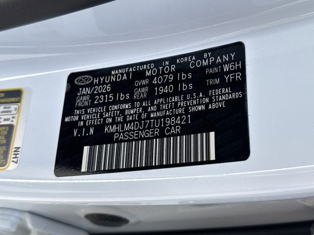 2026 Hyundai ELANTRA HYBRID Blue