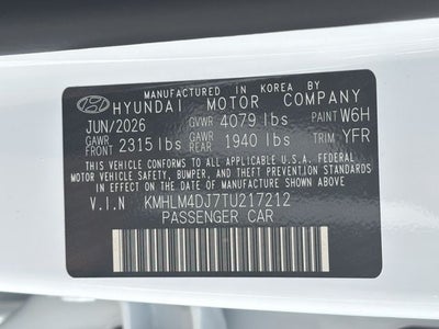 2026 Hyundai ELANTRA HYBRID Blue