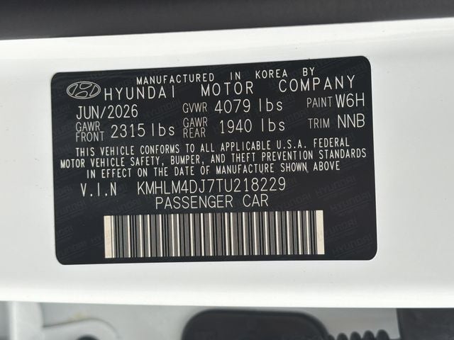 2026 Hyundai ELANTRA HYBRID Blue