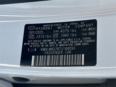 2026 Hyundai ELANTRA HYBRID Blue