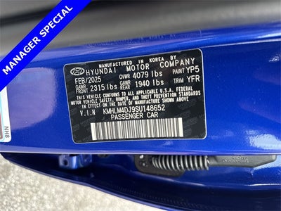 2025 Hyundai ELANTRA HYBRID SEL Sport