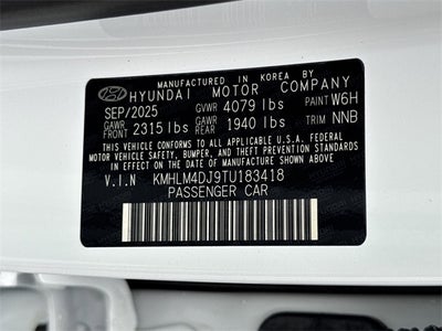 2026 Hyundai ELANTRA HYBRID Blue