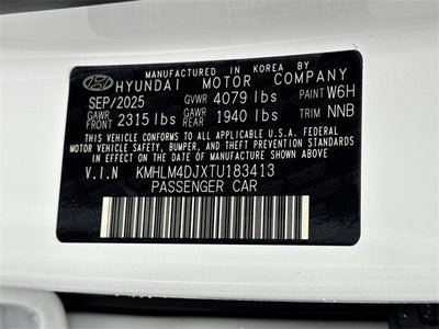 2026 Hyundai ELANTRA HYBRID Blue