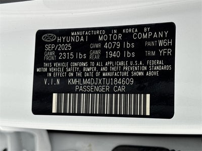 2026 Hyundai ELANTRA HYBRID Blue