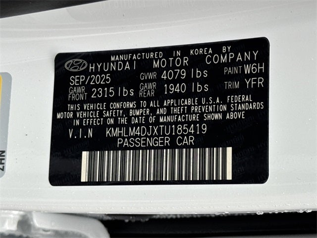 2026 Hyundai ELANTRA HYBRID Blue