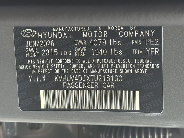 2026 Hyundai ELANTRA HYBRID Blue