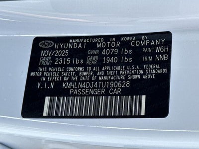 2026 Hyundai ELANTRA HYBRID Limited