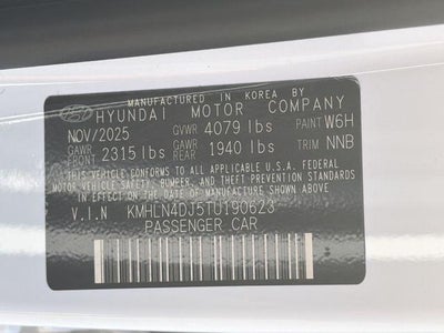 2026 Hyundai ELANTRA HYBRID Limited