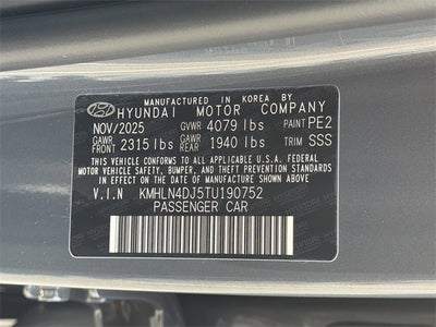 2026 Hyundai ELANTRA HYBRID Limited