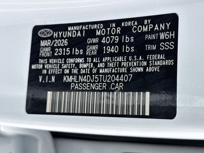 2026 Hyundai ELANTRA HYBRID Limited