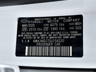 2025 Hyundai ELANTRA HYBRID Limited