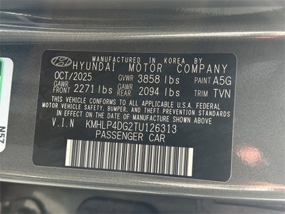 2026 Hyundai ELANTRA Limited