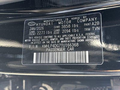 2026 Hyundai ELANTRA Limited