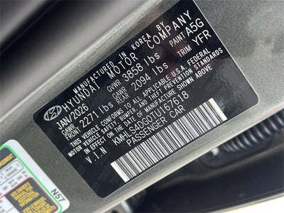 2026 Hyundai ELANTRA SEL Sport Premium