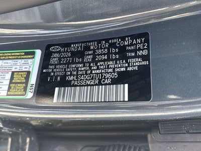 2026 Hyundai ELANTRA SEL Sport Premium