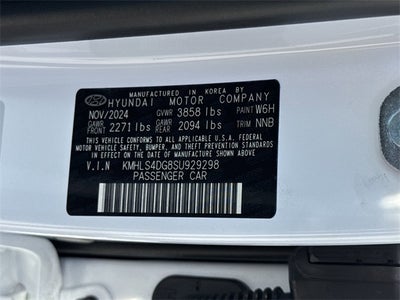 2025 Hyundai ELANTRA SEL Convenience