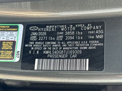 2026 Hyundai ELANTRA SEL Sport Premium