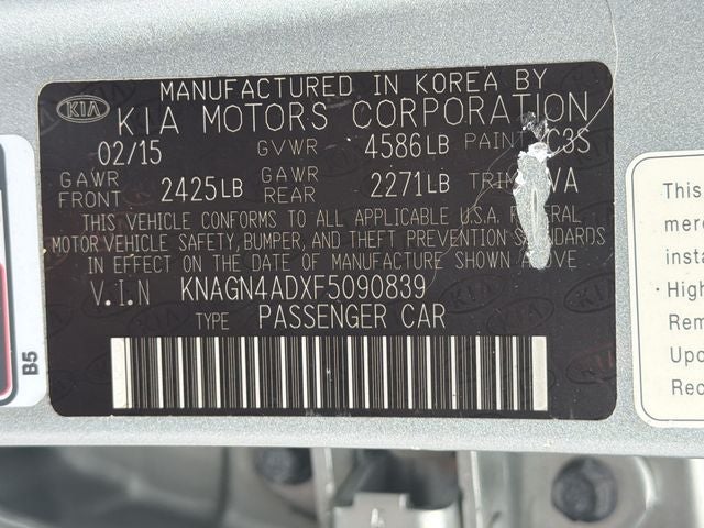 2015 Kia Optima Hybrid EX