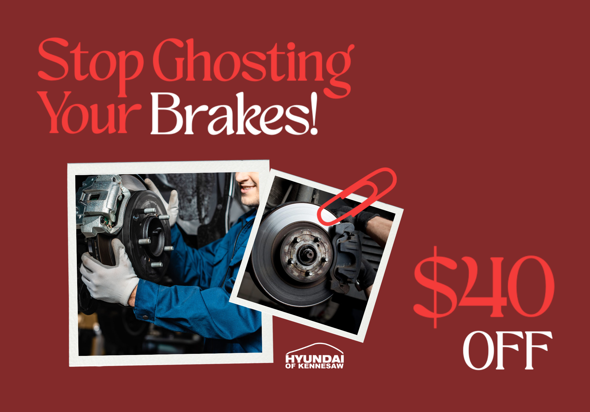 $40 Off Brake & Rotary Services